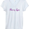 Sherry Lynn T-shirt with purple letters